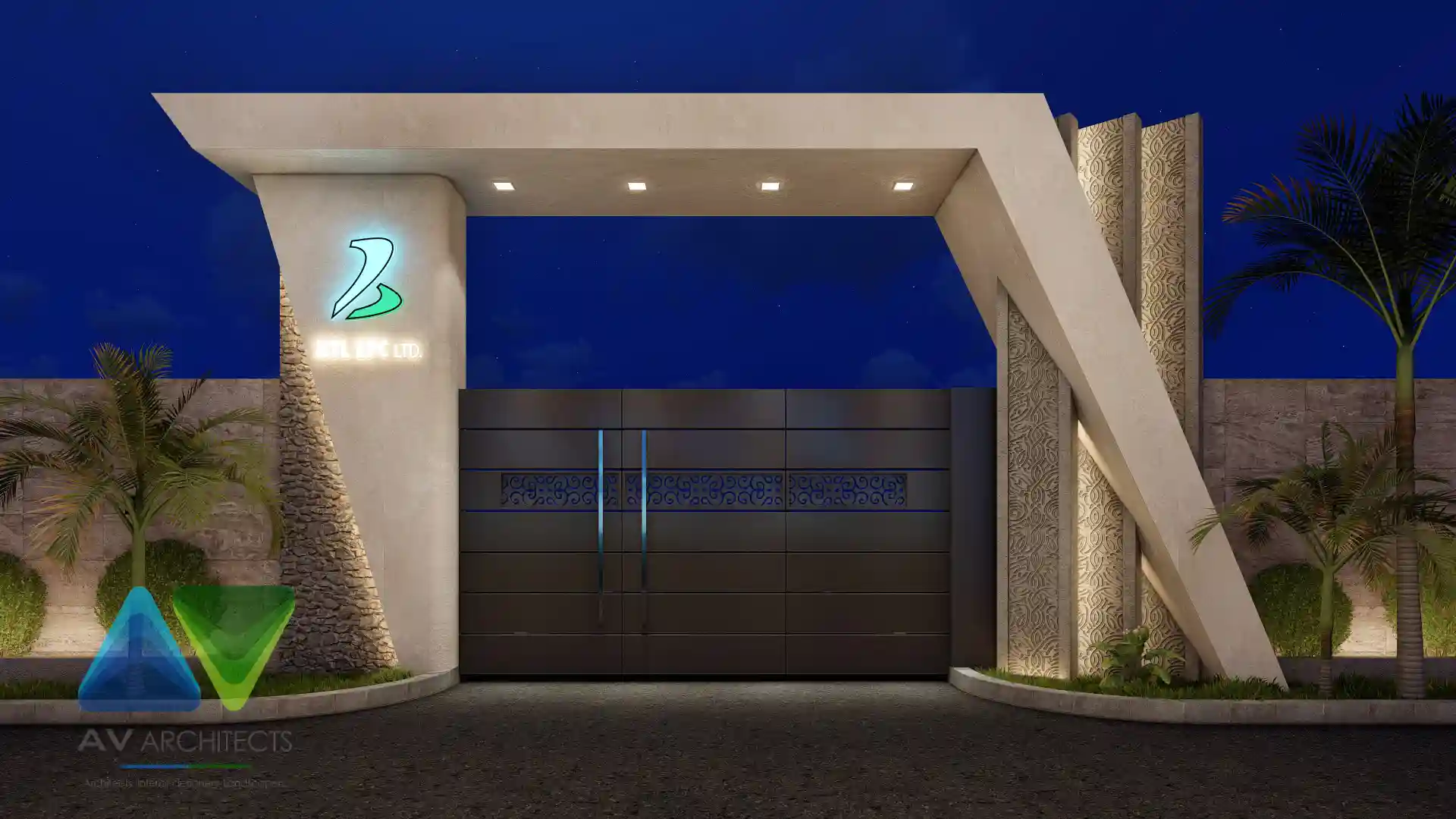 BTLEPC Entrance Gate commercial Interior Project